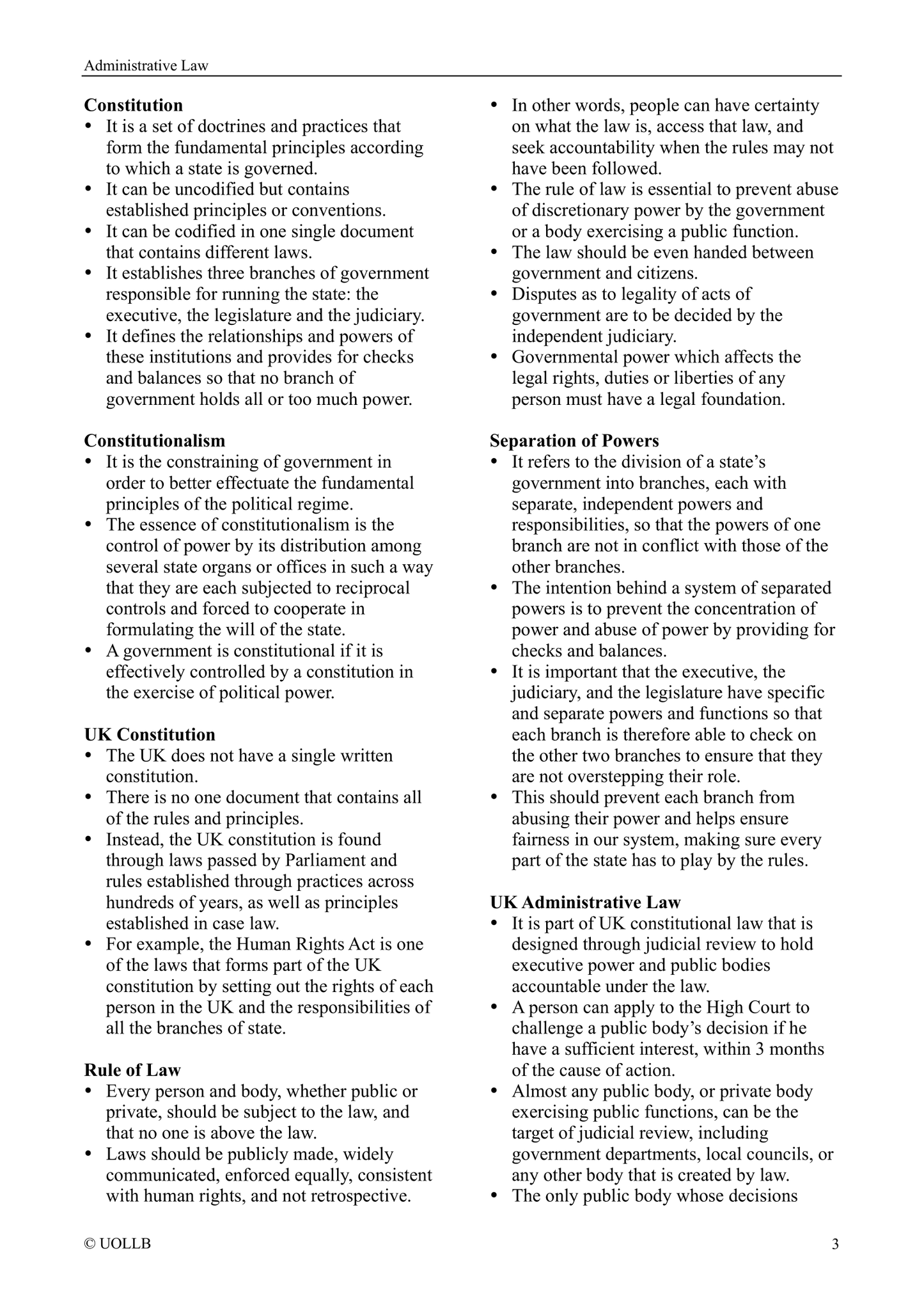 Administrative Law