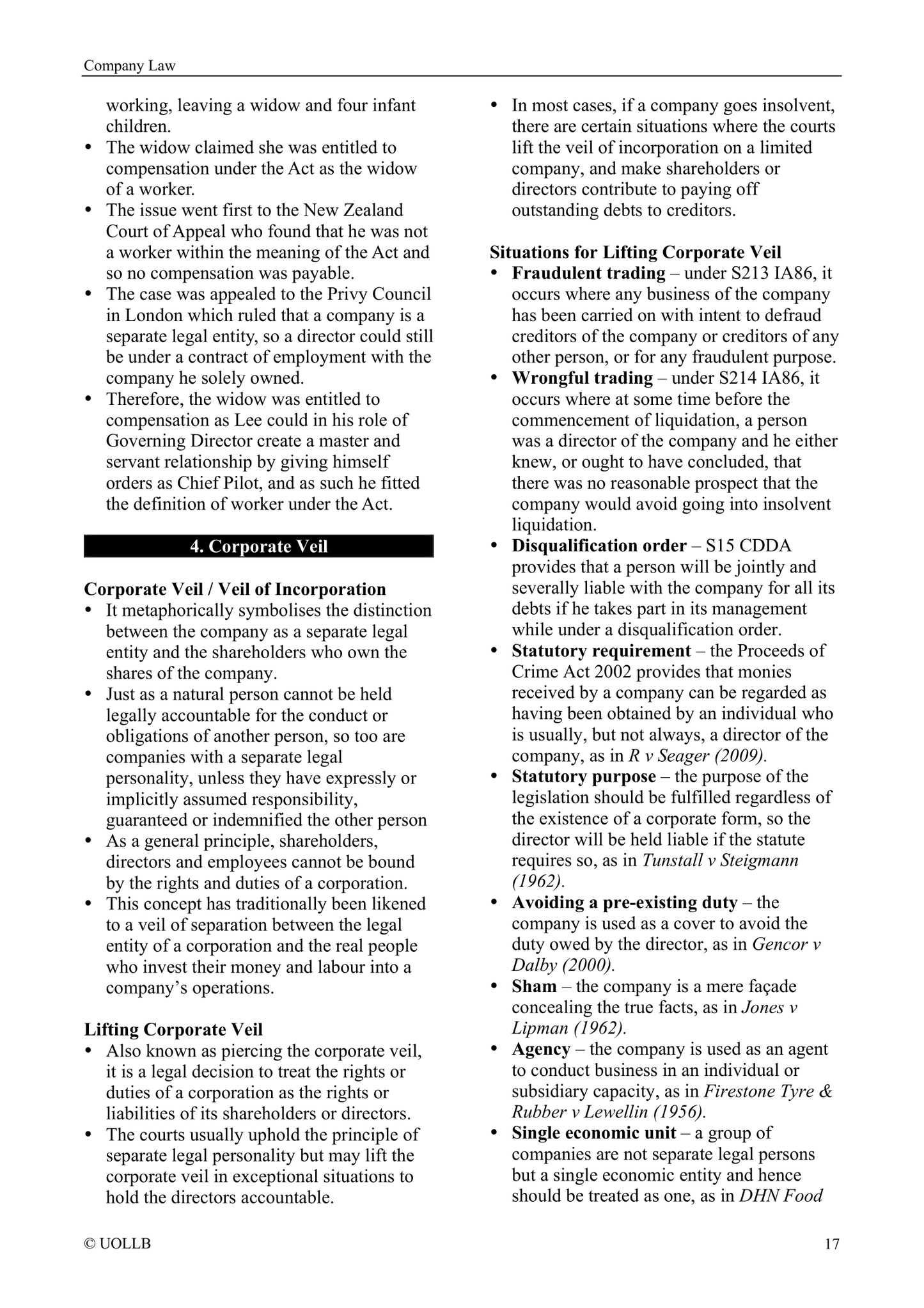 Company Law