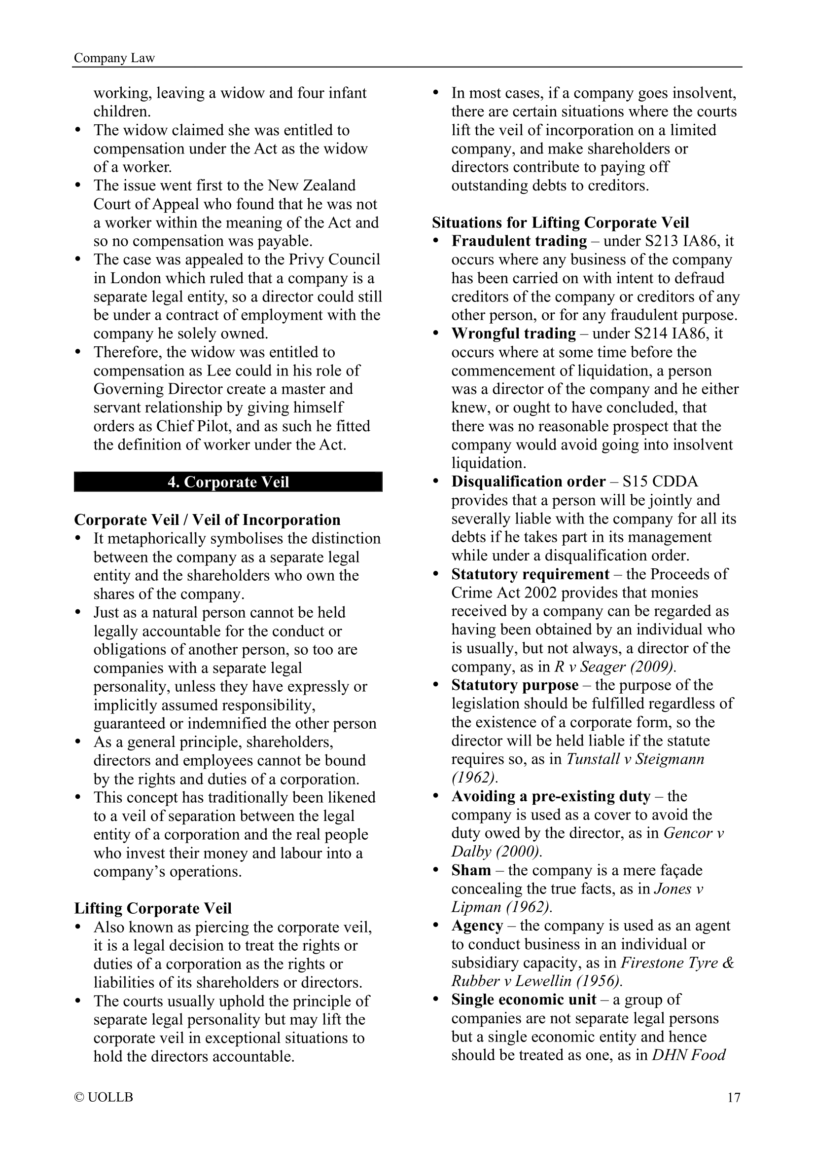 Company Law