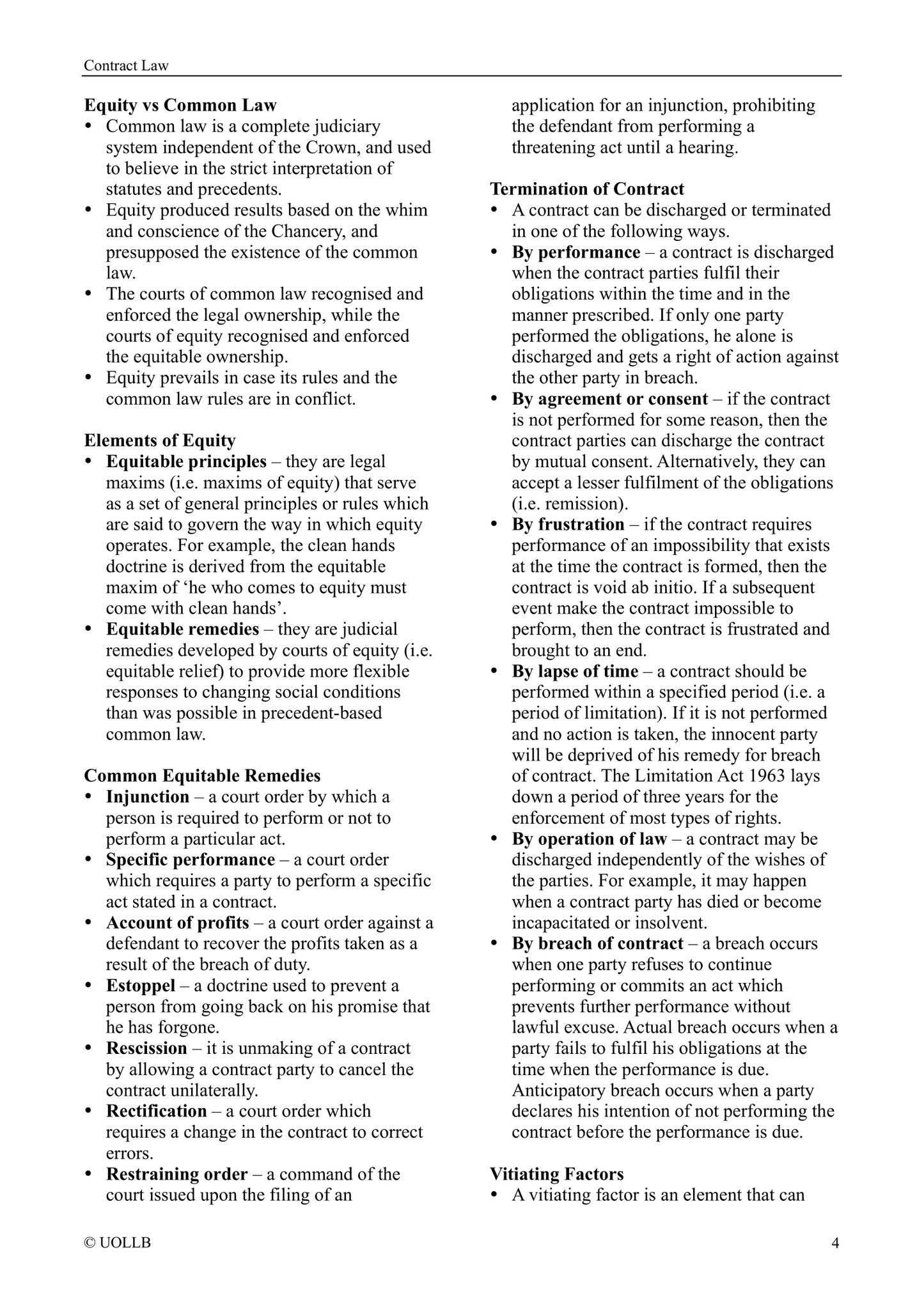 Contract Law