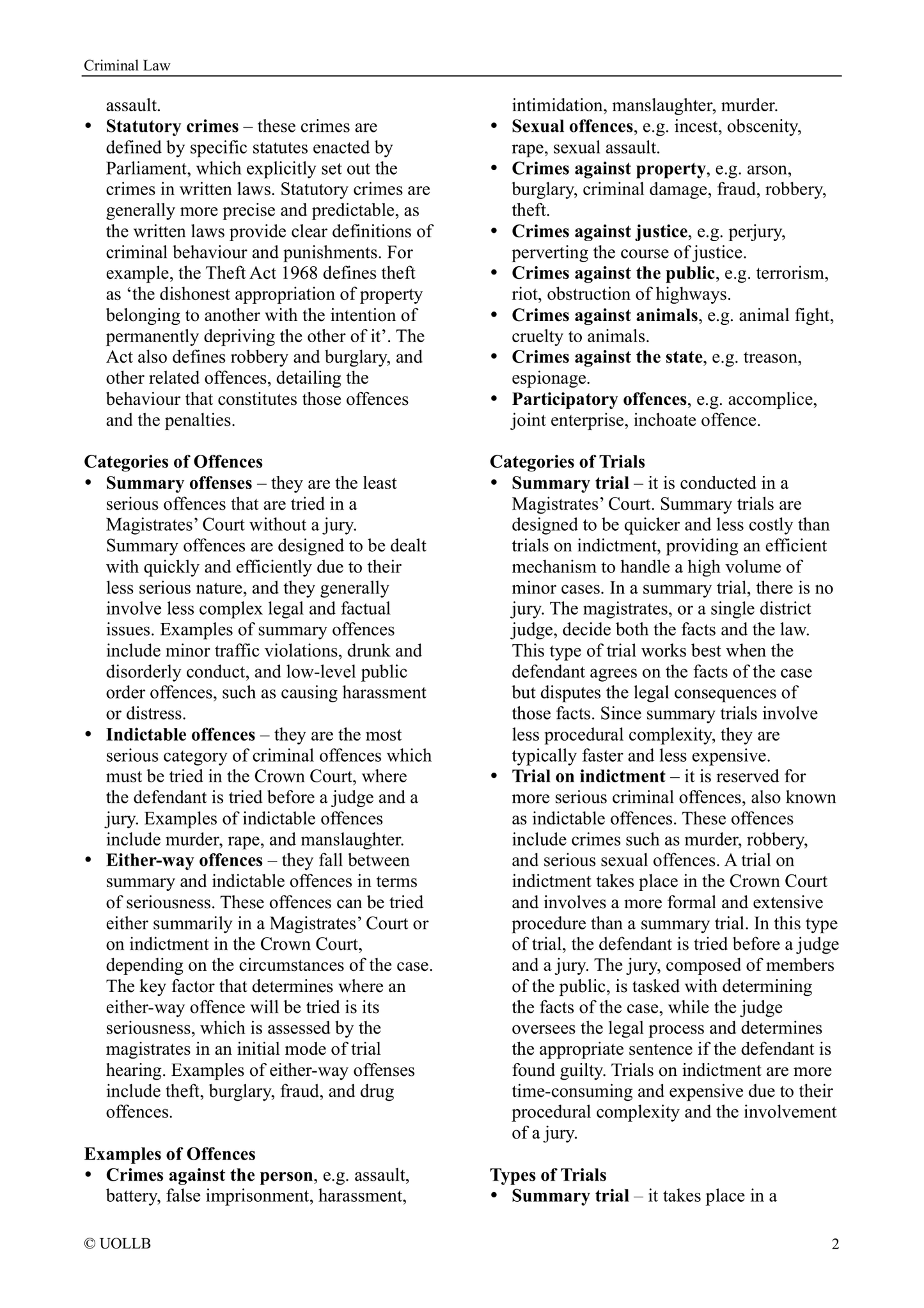 Criminal Law
