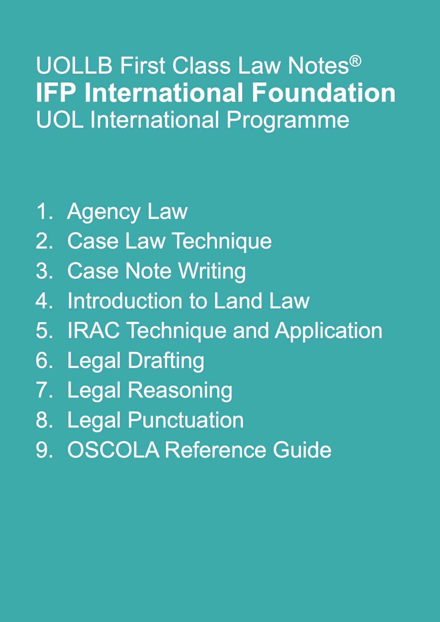UOL International Foundation Programme (IFP)