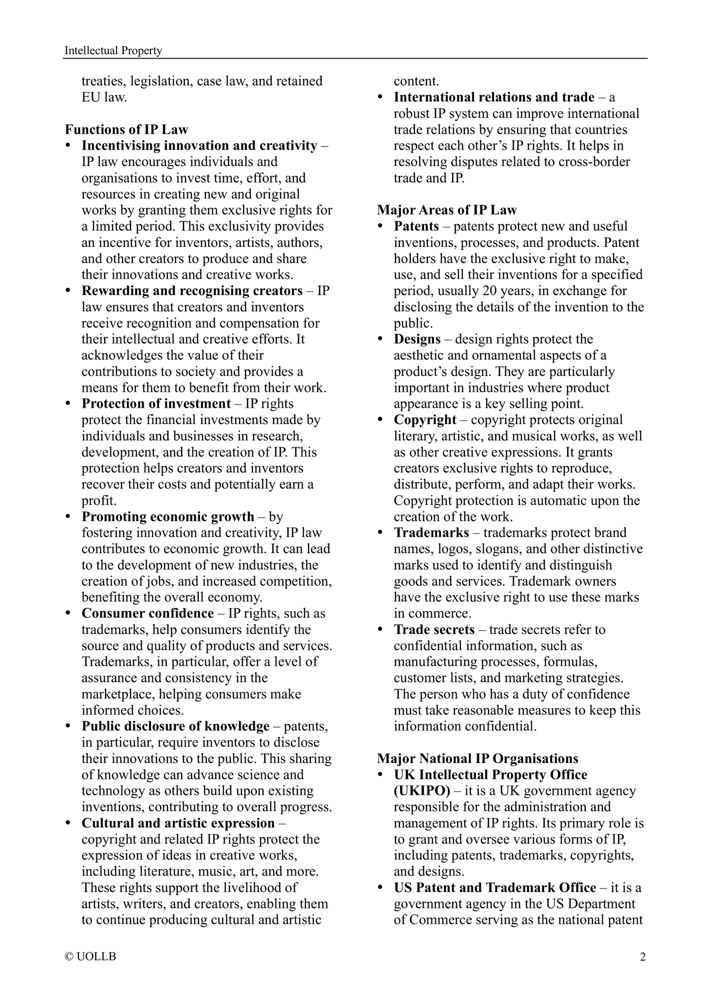 Intellectual Property Law