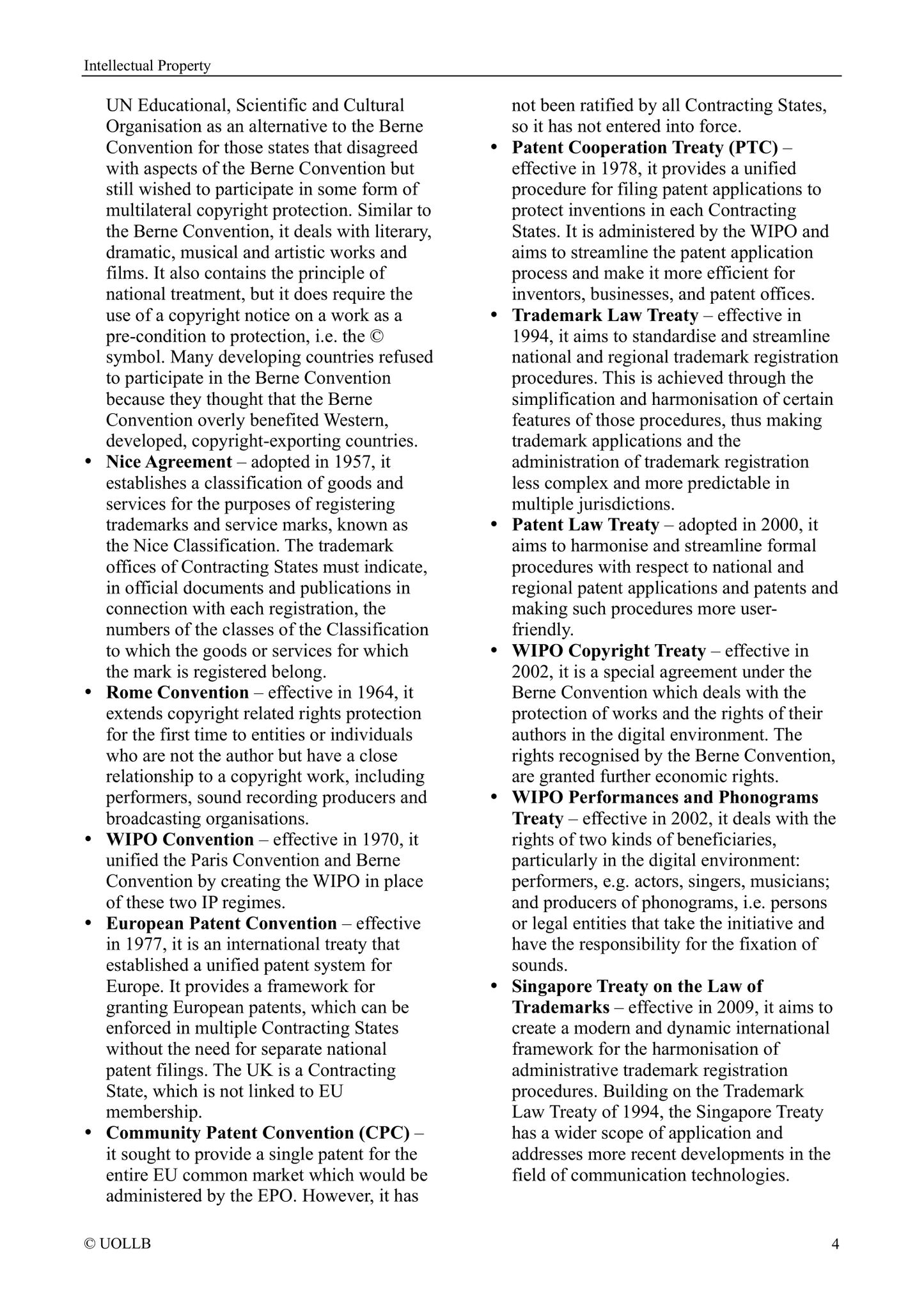 Intellectual Property Law