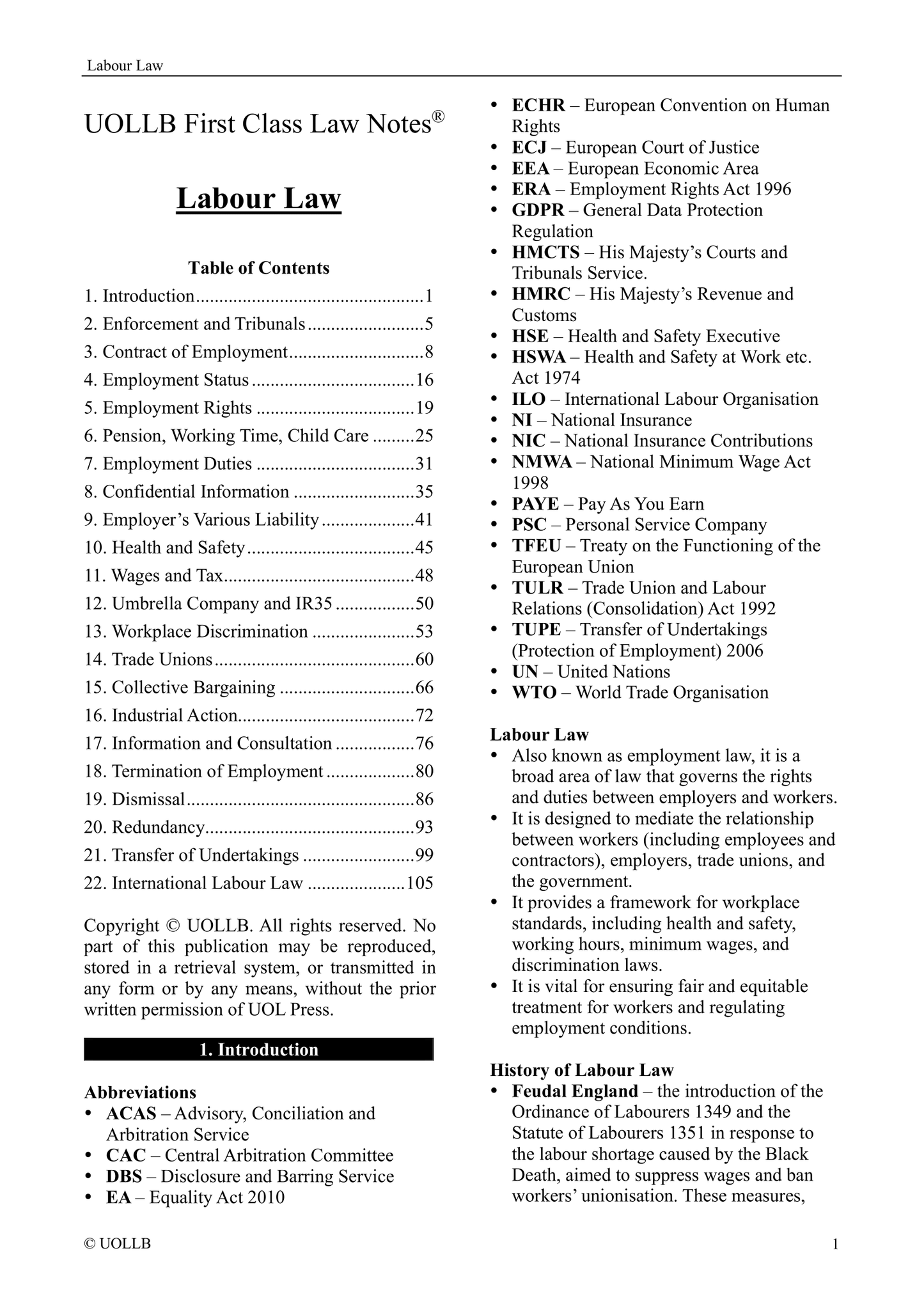Labour Law