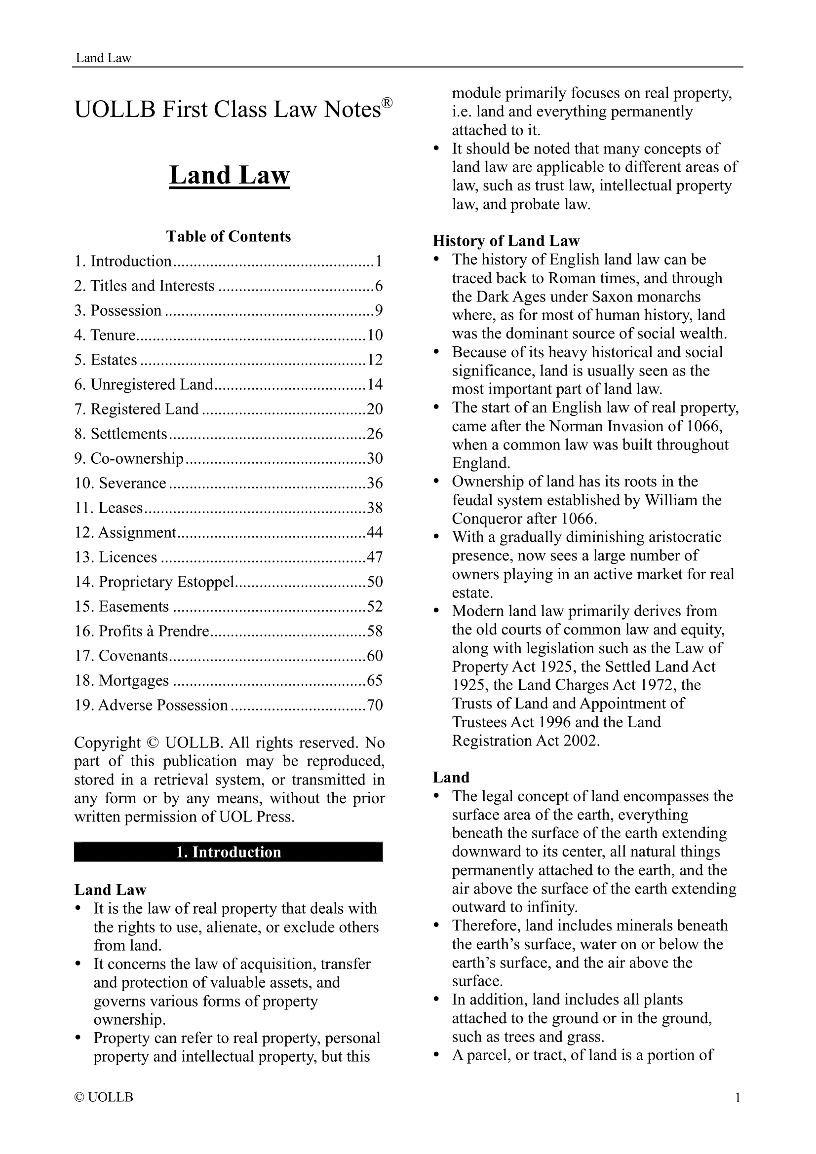 Land Law