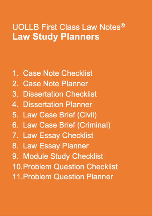 Law Study Planner