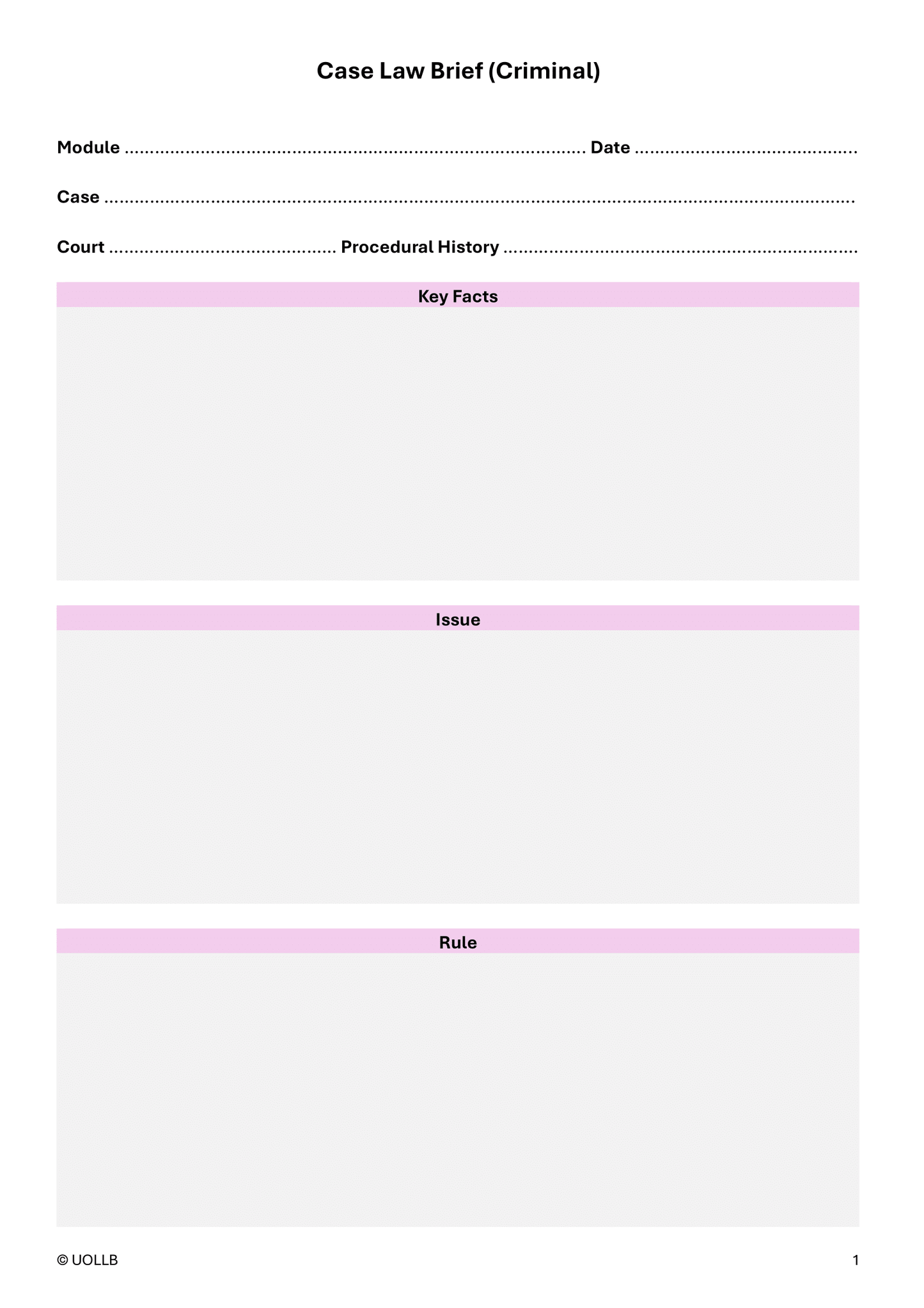 Law Study Planner