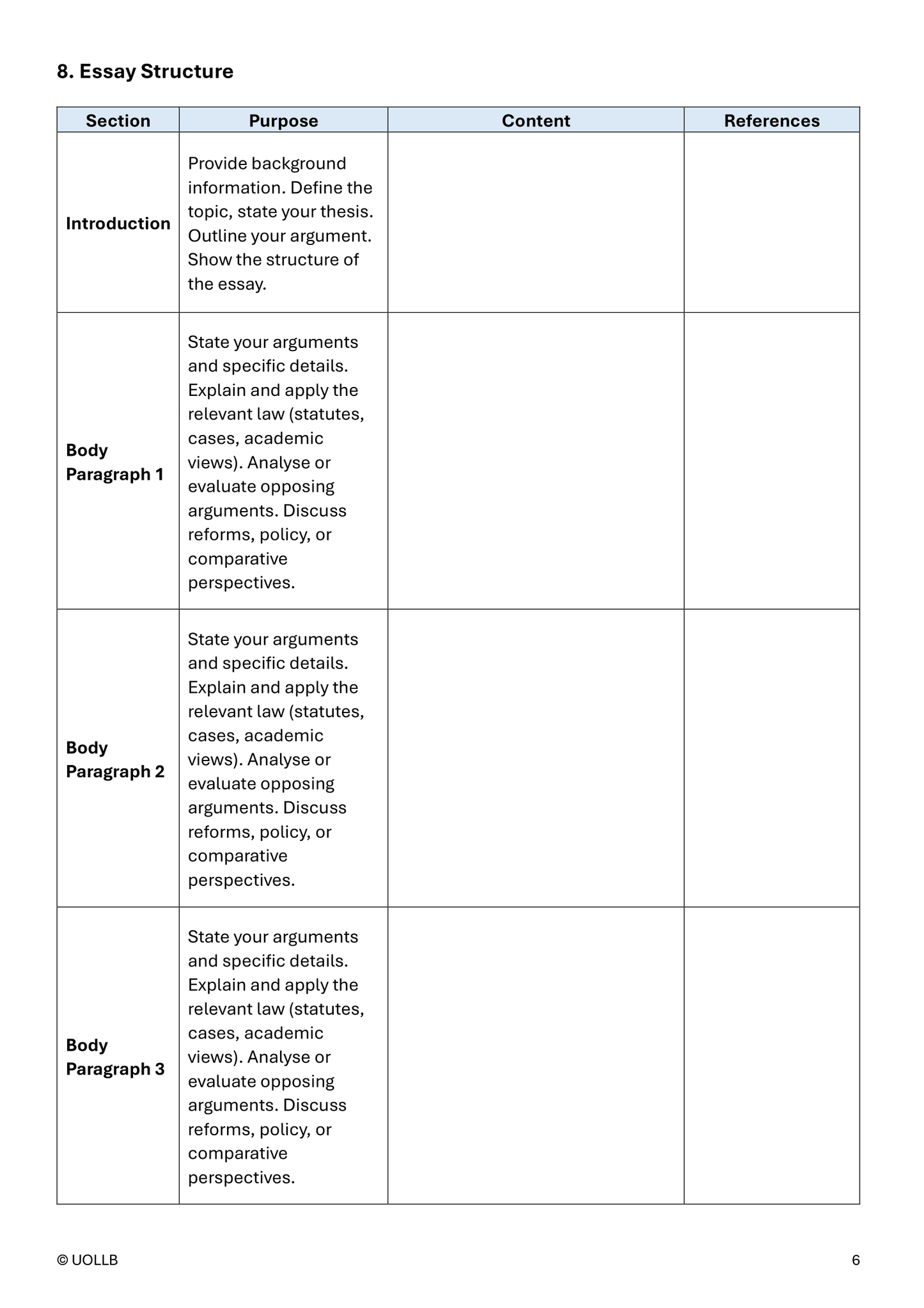 Law Study Planner