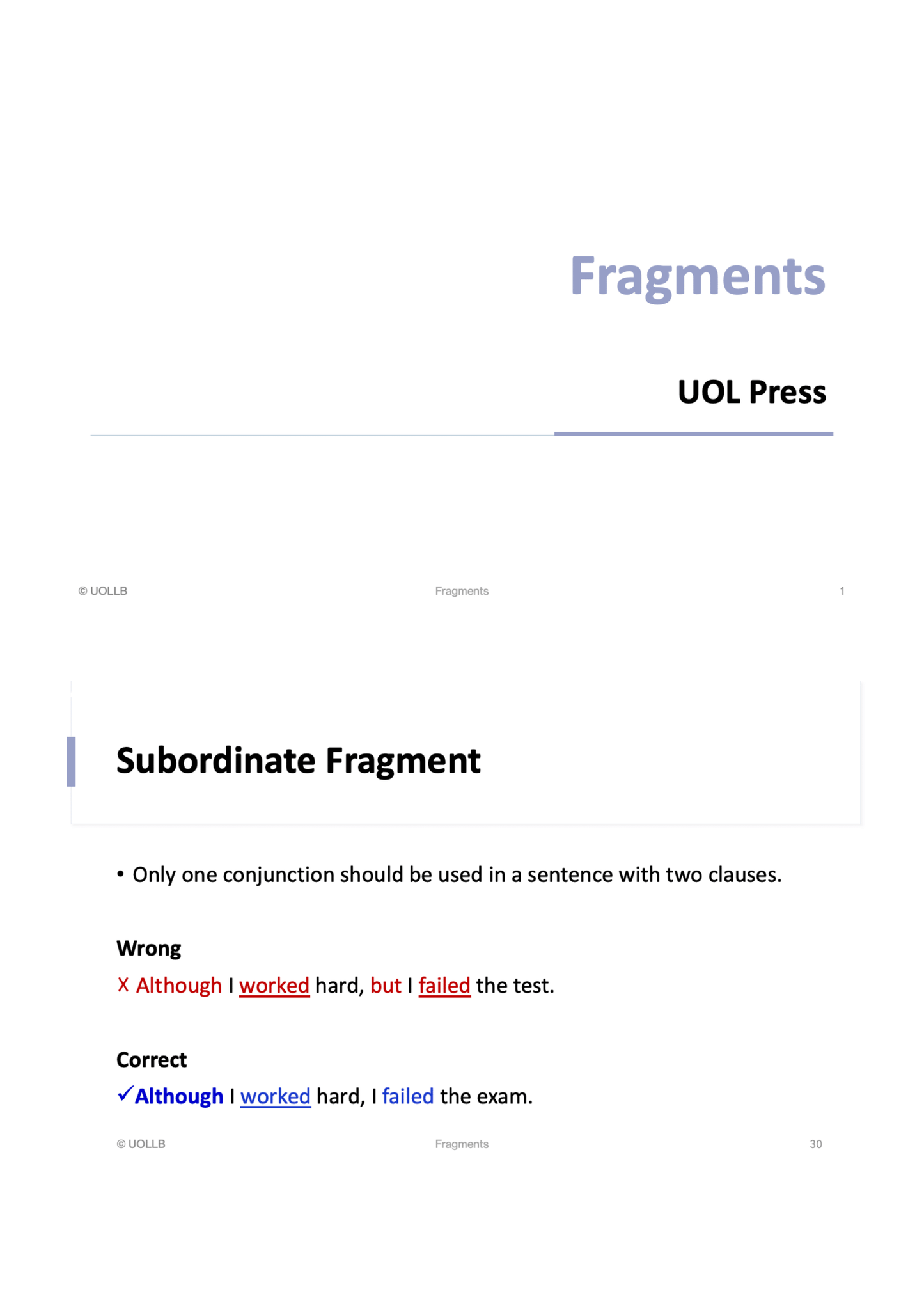 Fragments