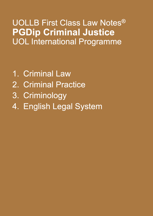 PGDip Criminal Justice