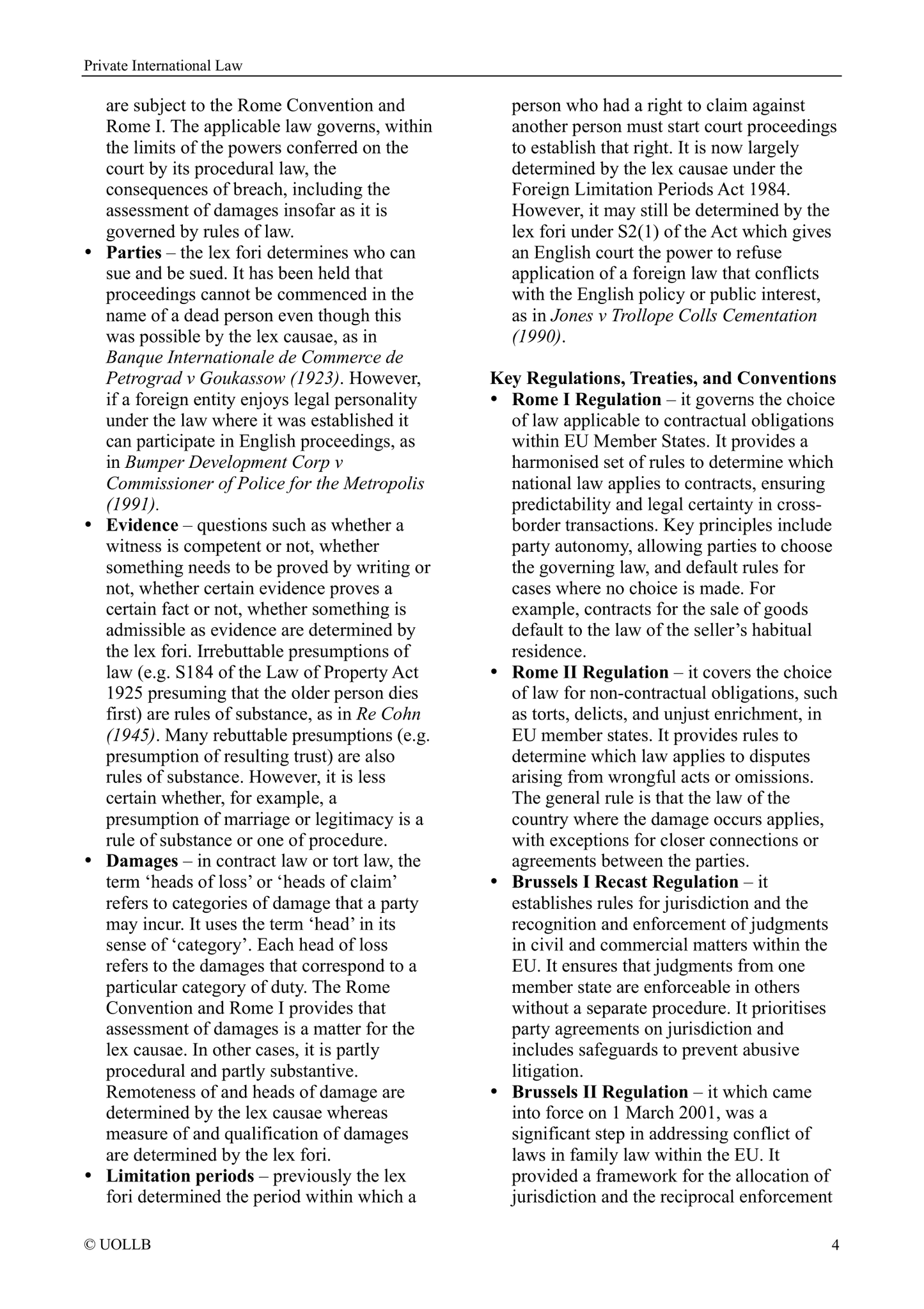 Private International Law