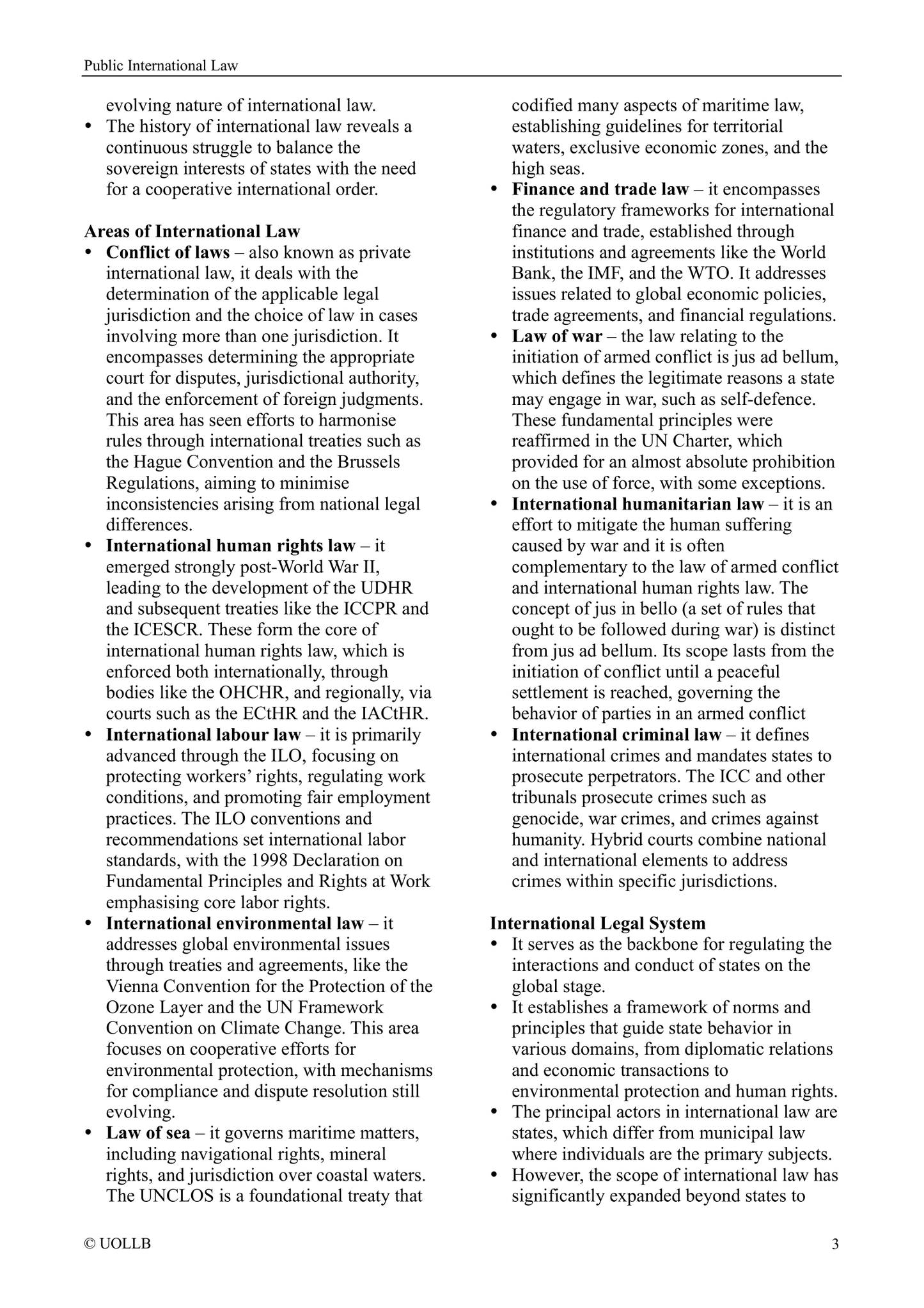 Public International Law