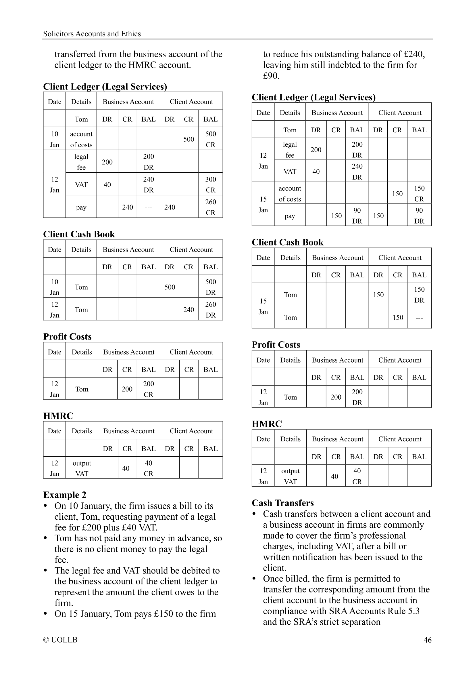 Solicitors Accounts