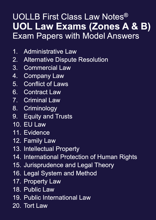 UOL Law Exam Papers