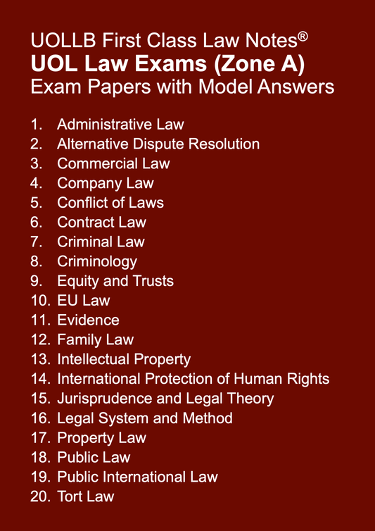 UOL Law Exam Papers