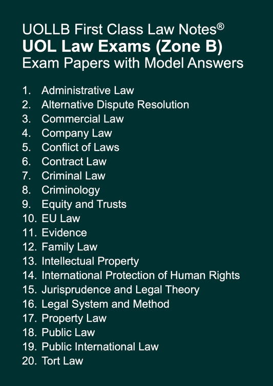 UOL Law Exam Papers