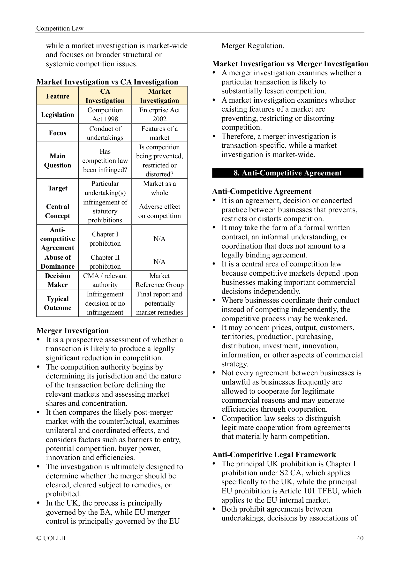 Competition Law