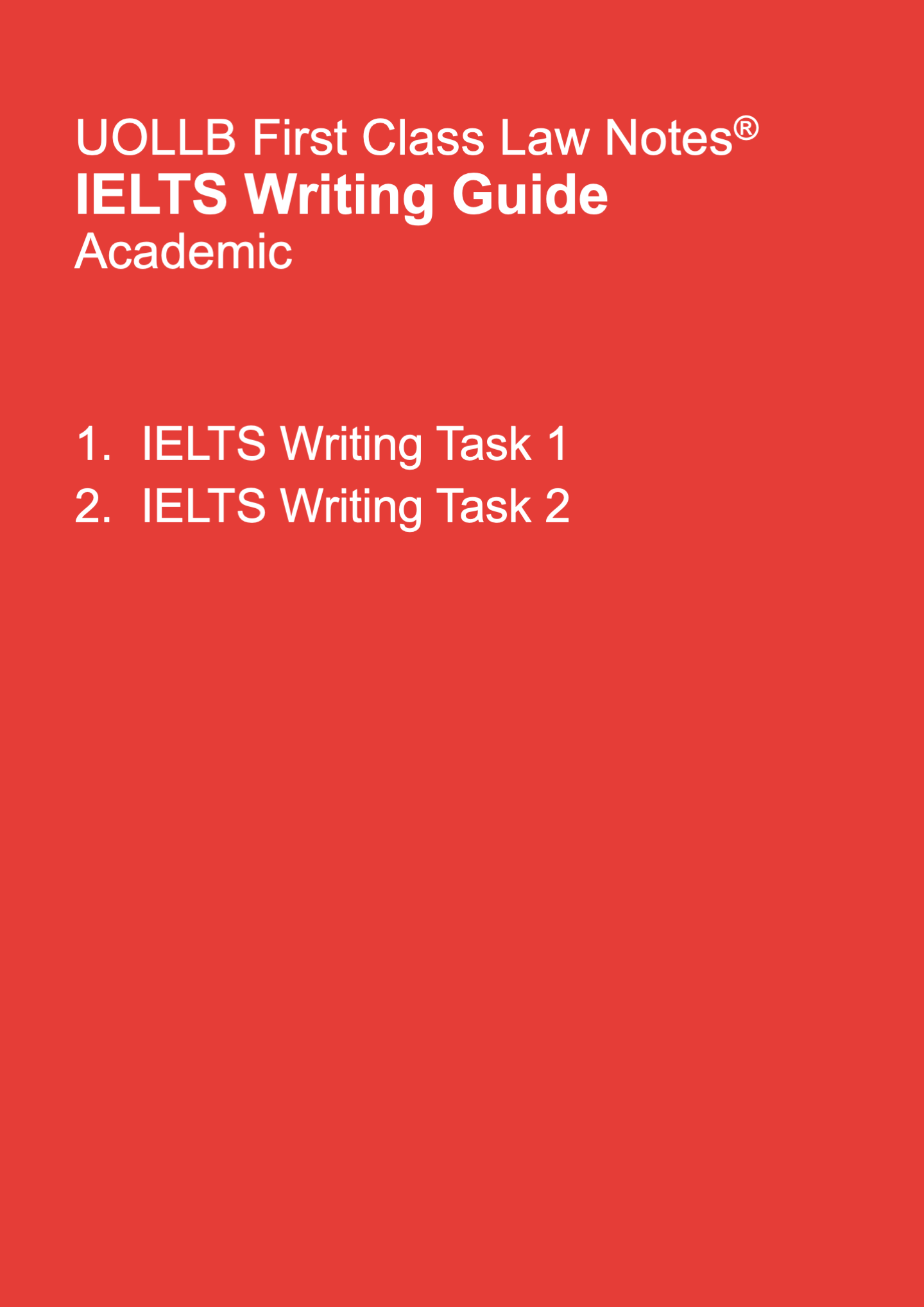 IELTS Writing Guide (Academic)