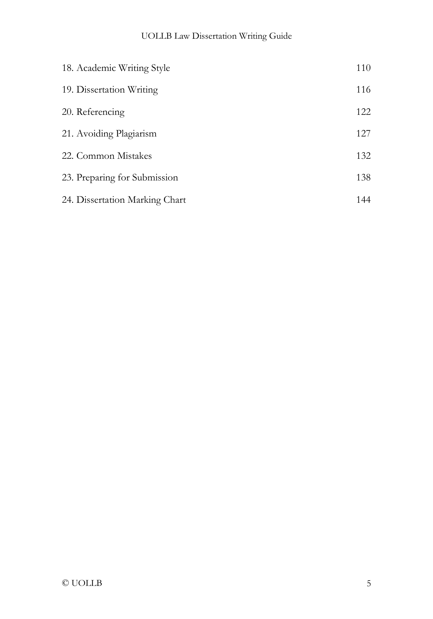 Law Dissertation Writing Guide