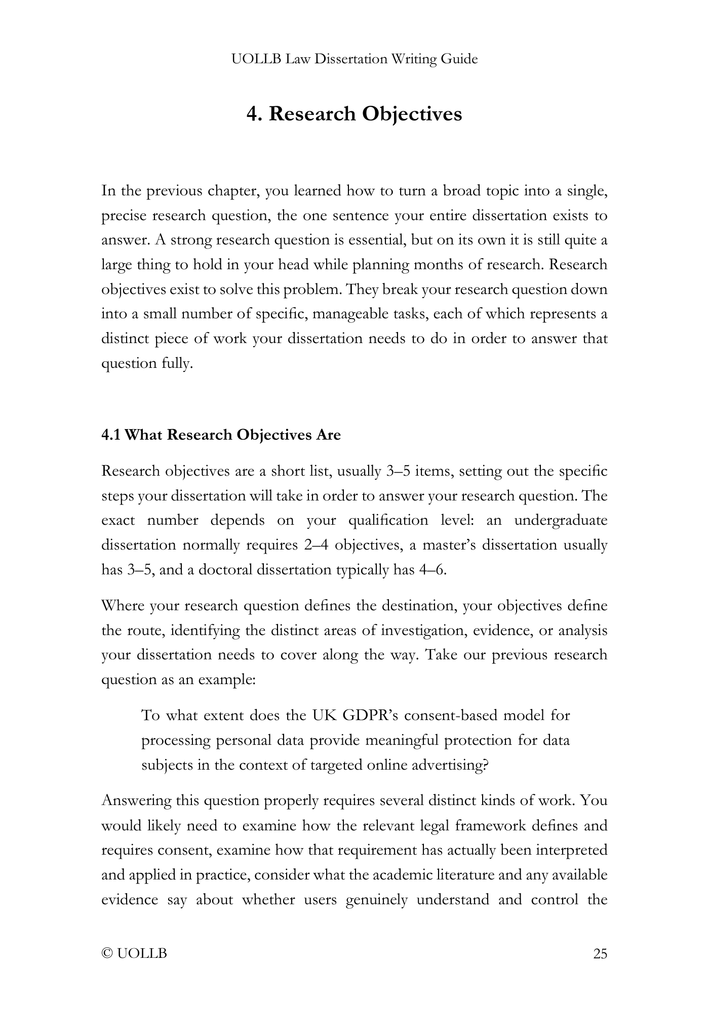 Law Dissertation Writing Guide