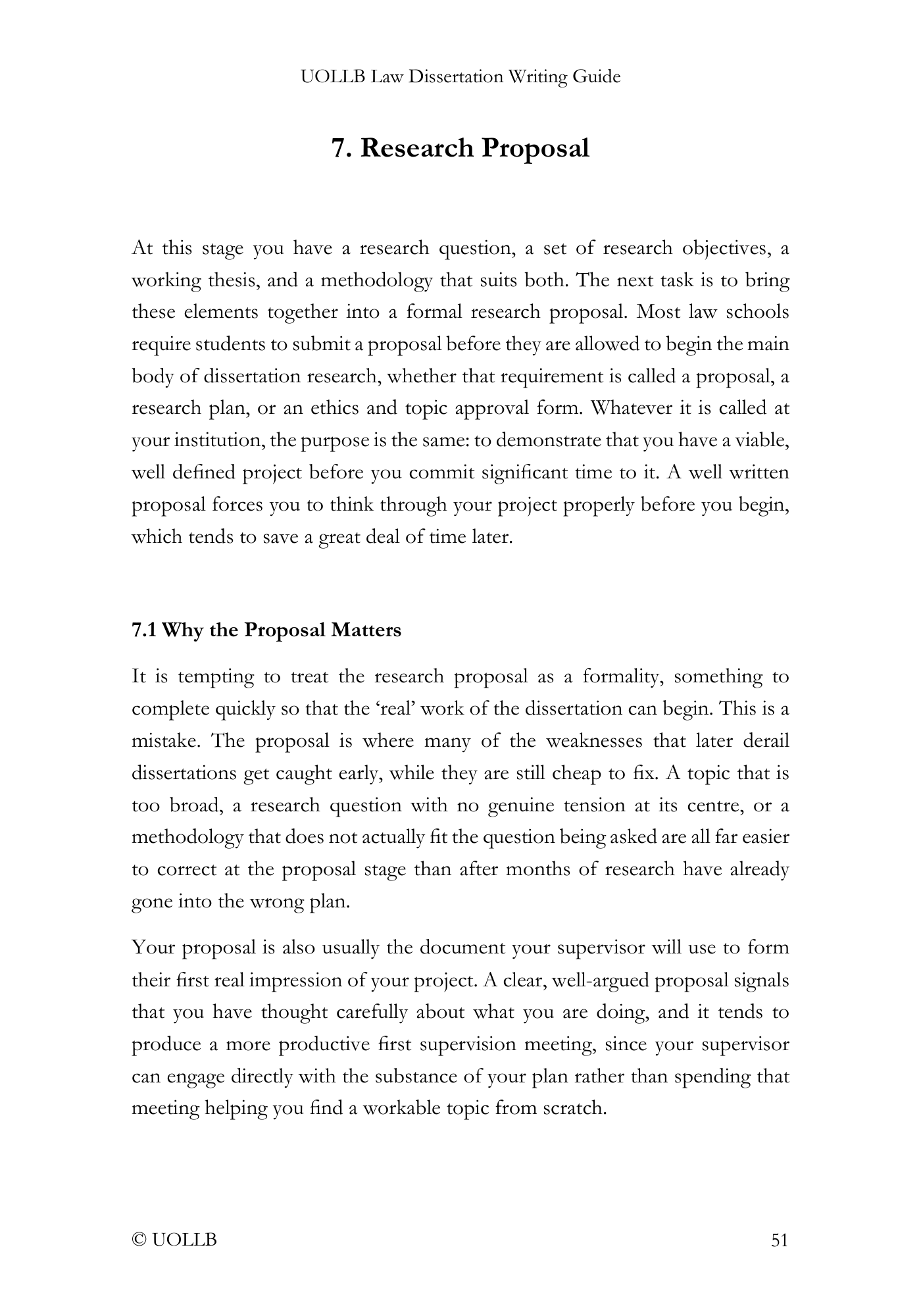 Law Dissertation Writing Guide
