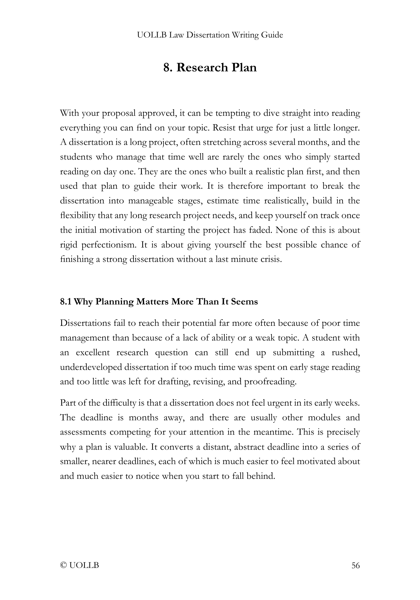 Law Dissertation Writing Guide
