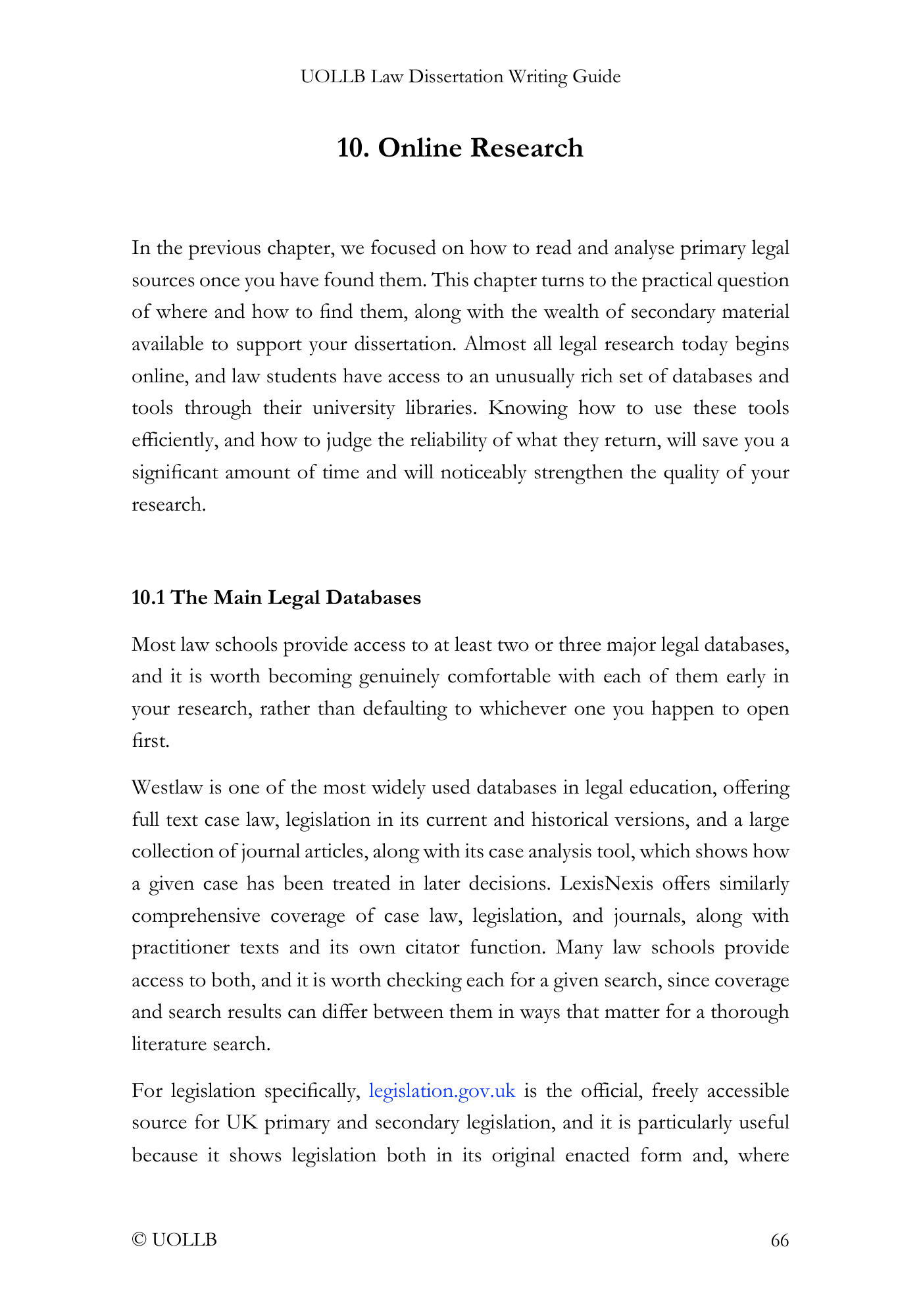 Law Dissertation Writing Guide