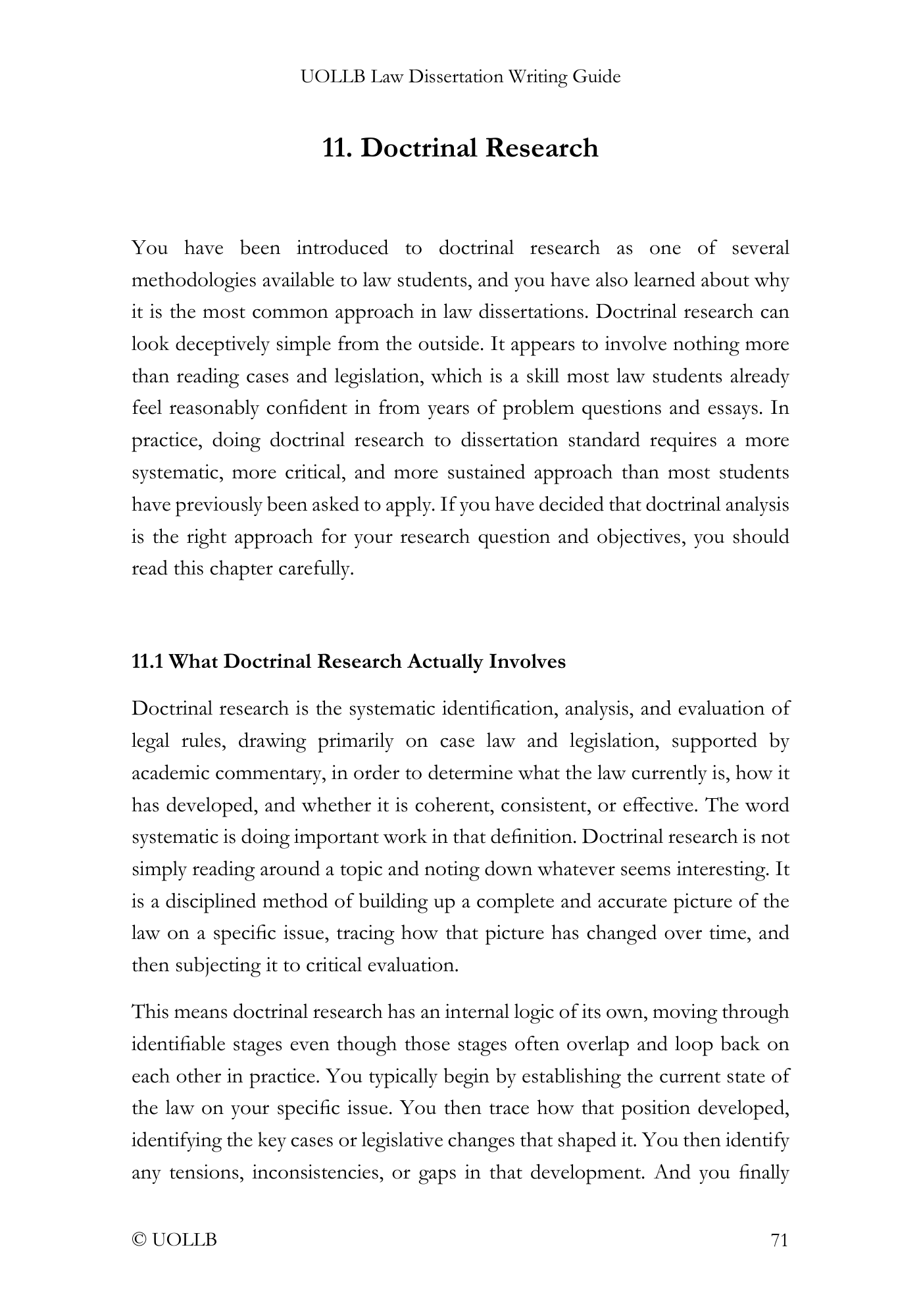 Law Dissertation Writing Guide