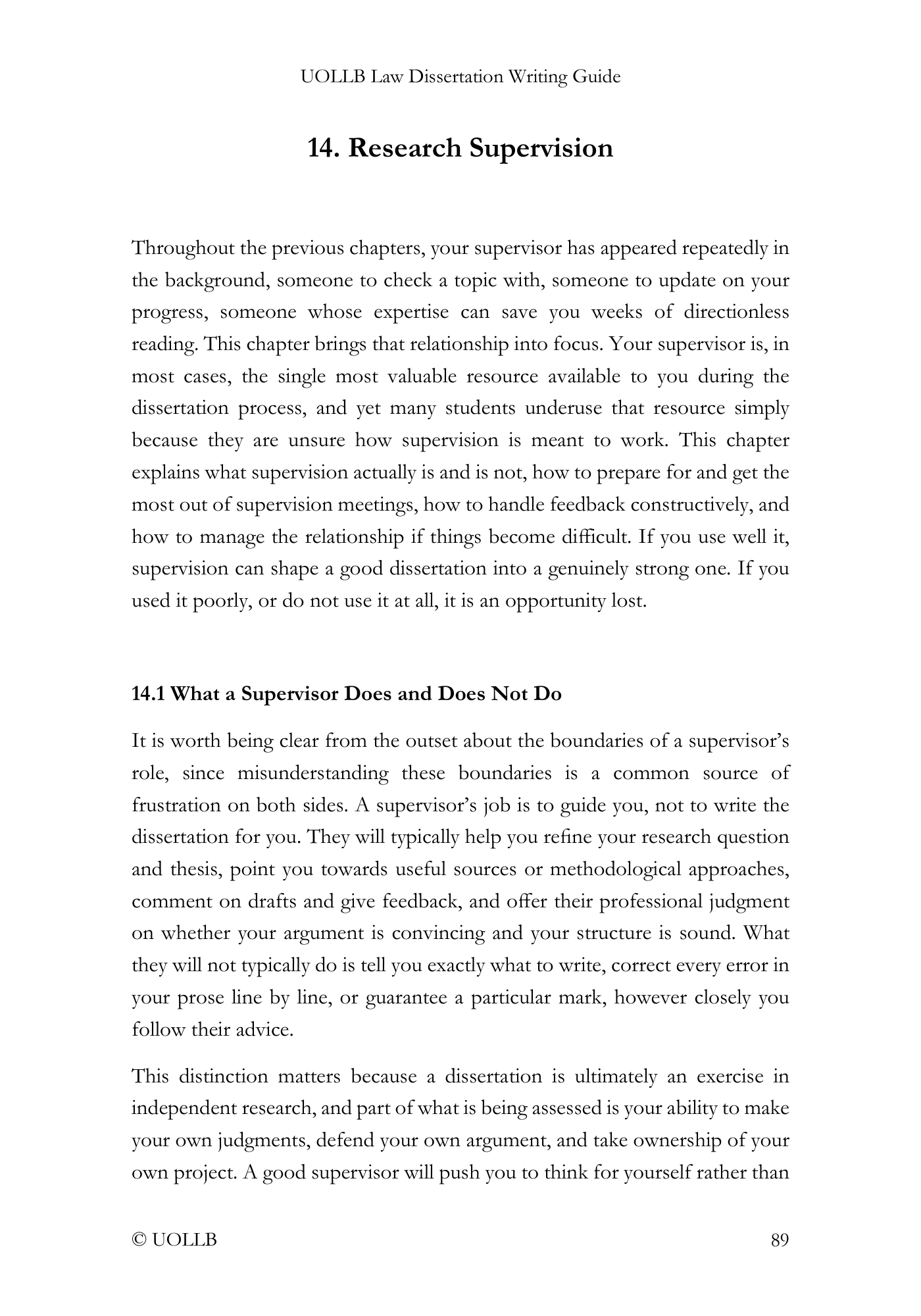 Law Dissertation Writing Guide
