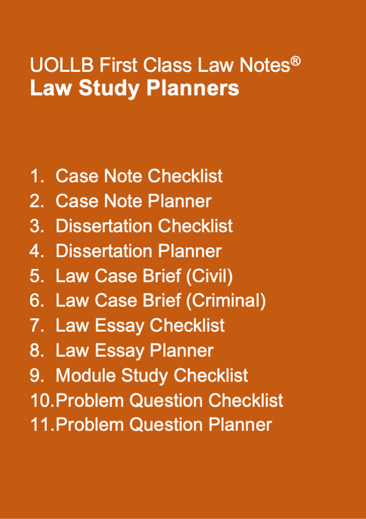 Law Study Planner