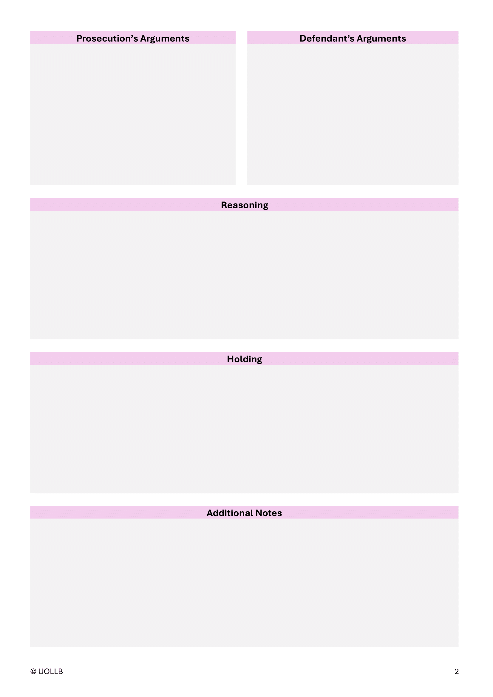 Law Study Planner