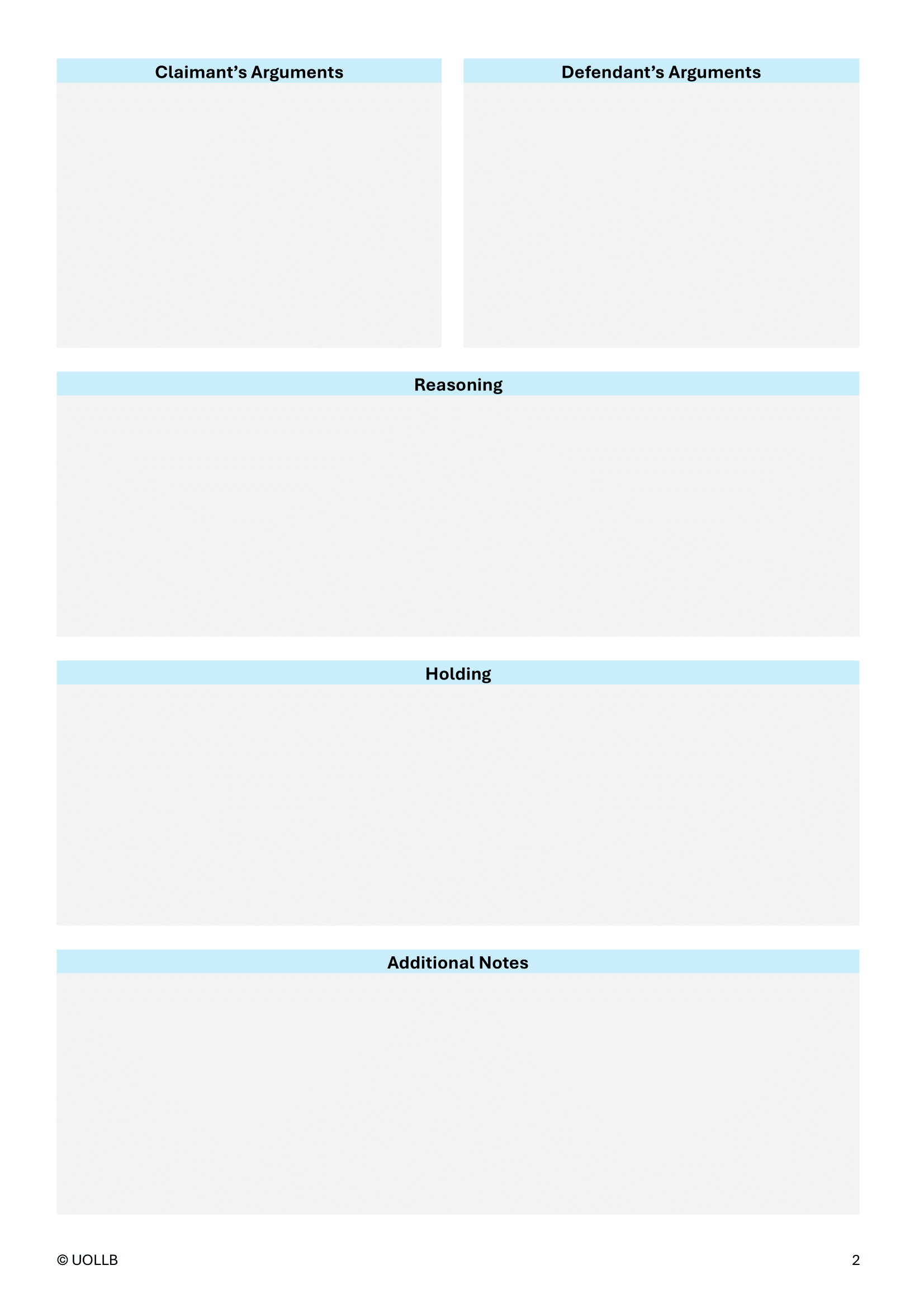 Law Study Planner