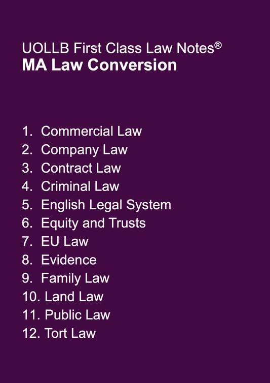 MA Law Conversion