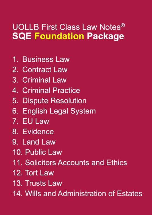 SQE Foundation Package
