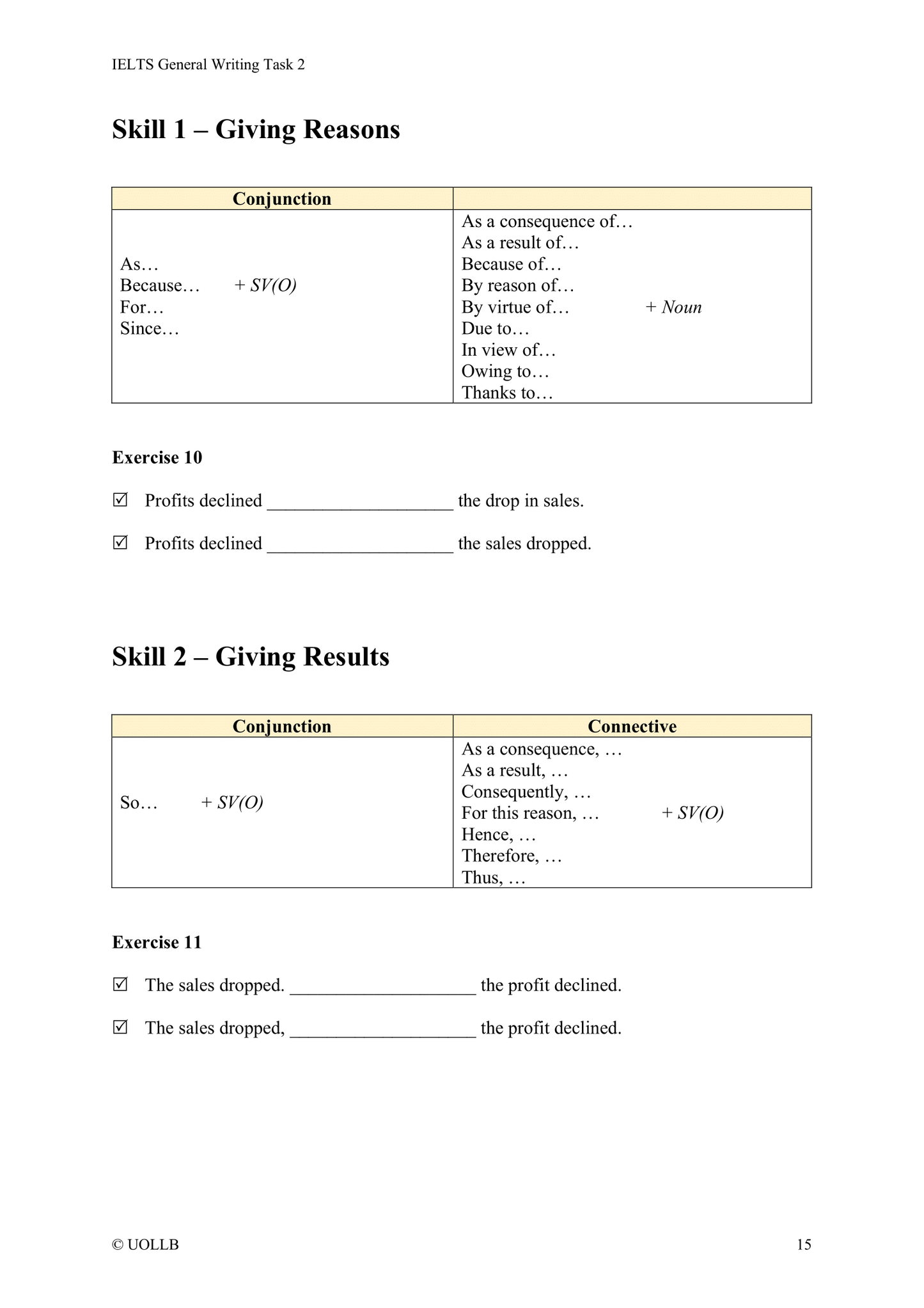 IELTS General Writing