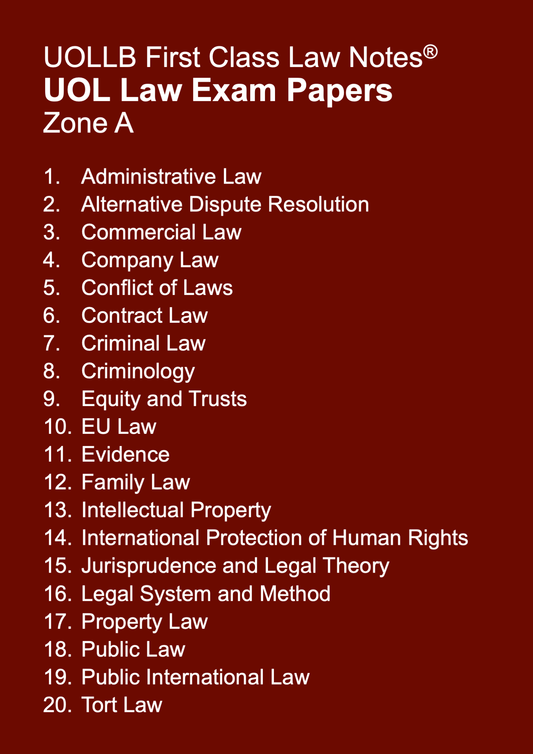UOL Law Exam Papers