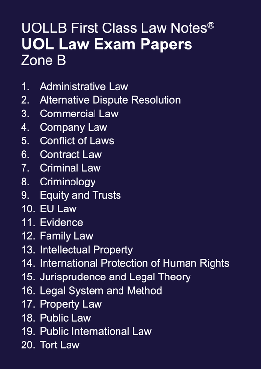 UOL Law Exam Papers